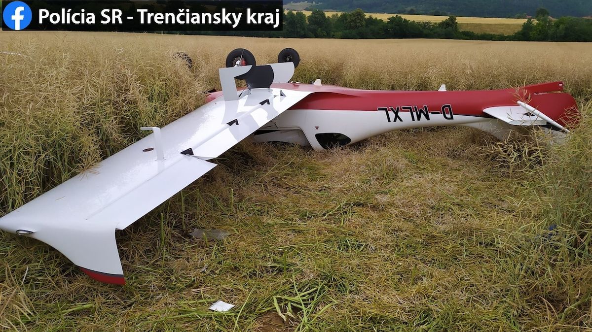 Na Slovensku havarovalo malé letadlo, pilot přežil
